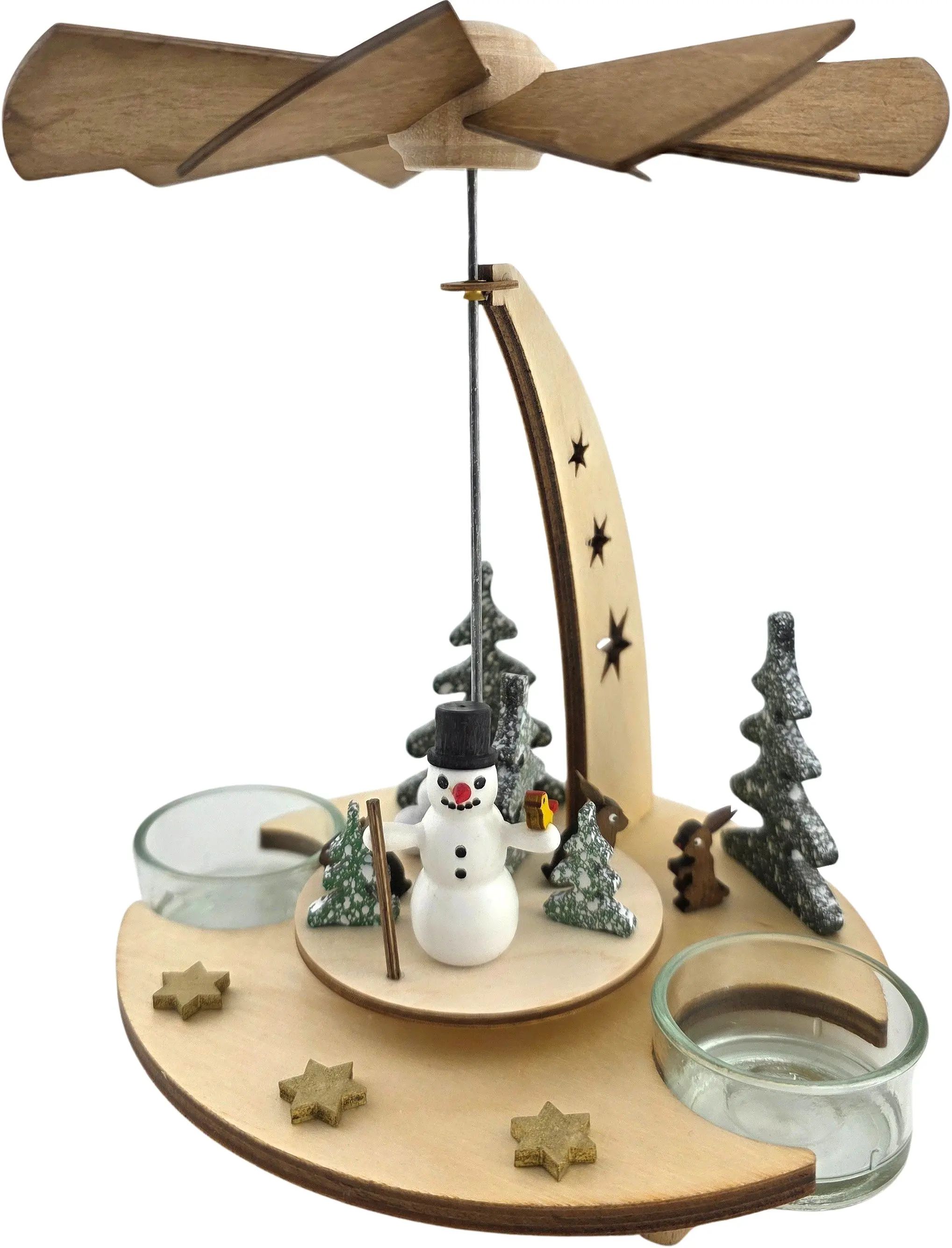 pyramid with tea light