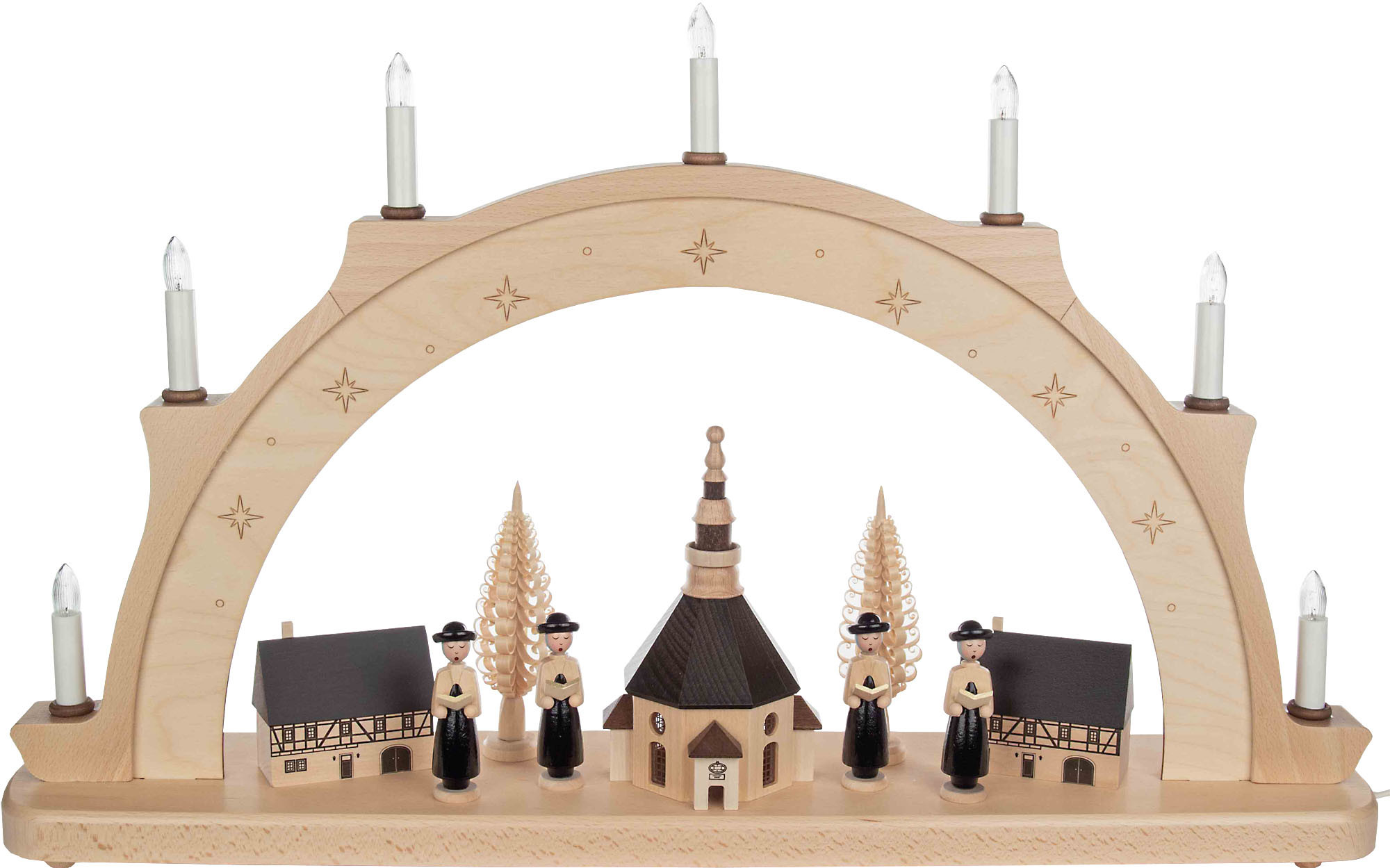 round candle arch